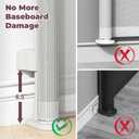 Retractable Baby Gate for Stairs, 55" Wide Mesh Dog Gate Indoor, 34" Tall Child Gate for Doorways, Hallways, Deck, Indoor Outdoor Pet Baby Safety Essentials for Home, White