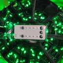 JMEXSUSS 500 LED Green Christmas Lights, 8 Modes St Patrick's Day Lights Outdoor Plug in, 173ft Green String Light for St Patrick's Day Party Xmas Tree Decorations