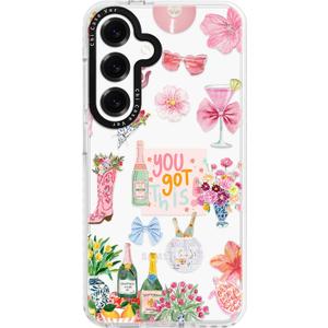 for Samsung Galaxy S25 Ultra Case, Floral Celebration Collage, Military-Grade Drop Protection, Party Soft Slim TPU Protective Cover with Camera Protection for & Girls (ItalianBeach)