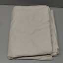 100% Blackout Shield Linen Blackout Curtains for Bedroom 84 Inches Long, Back Tab/Rod Pocket Living Room Drapes, Thermal Insulated Blackout Curtains 2 Panels Set, 50" W x 84" L, Cream