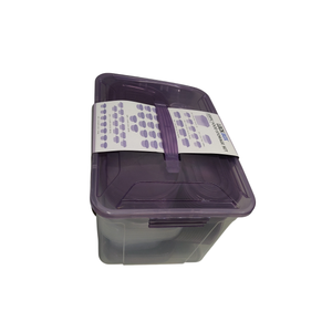 LOCK BOX 100PC FOOD STORAGE SET PURPLE