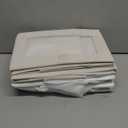 Pradnel Linen Closet Organizers And Storage, 4 Pack Storage Bins Baskets for Organization Foldable Organizer with Clear Window Organizing Clothing, Jeans, Shelves