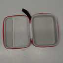 Hard Travel Case for Asthma Inhaler, Inhaler Spacer Case for Kids and Adults, Masks, Red (Bag Only)