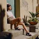Marc Ford Platform Heels for Women Chunky Heels Sandals with Ankle Strap Fashion Open Toe Block Heels for Summer Dress 2026, 9, Black
