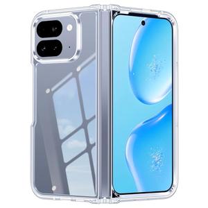 FNTCASE for Google Pixel 10-Pro-Fold Case: for Pixel 10-Pro-Fold Military Grade Drop Protection Anti Yellowing Cell Phone Cover - Transparent Protective Rugged Shockproof Phonecase, Clear