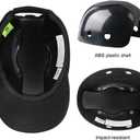 Safety Bump Cap Baseball Hat Style Lightweight Head Protection Cap Hard Hat for Men Women (Classic Black)