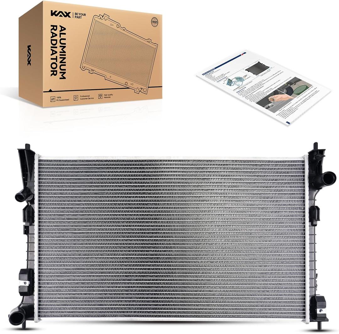 KAX CU2937 Engine Radiator Replacement, Compatible with 2007-2014 Edge, MKX, 2009-2012 Flex, MKT, 2009-2016 MKS, 2008-2019 Taurus, 2008-2009 Taurus X, Sable
