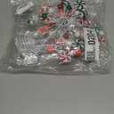 RunNico 2PCS Candy Snowflake Tree Topper - Peppermint Candy Cane Christmas Tree Top Decorations - Christmas Candy Tree Topper for Xmas Holiday Party Gift Dcor