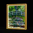 24x20 Inch LED Display Case Compatible with LEGO Water Lily Set 31220 | Acrylic Dustproof Showcase with Lighted Base | Art-Inspired Display for Home & Office (Case Only)