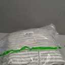 MooMee Striped Duvet Cover Set 100% Washed Cotton Linen Like Textured Breathable Durable Soft Comfy (Tannish Linen Grey White Classic Stripes, King 104"x90")