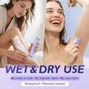 Bikini Trimmer for Women, Dual-Head Electric Razors for Women, 2 in 1 Electric Razor for Pubic Hair Trimmer IPX7 Waterproof Wet&Dry Use Bikini Shaver for Ladies Pubic, Legs, Face, Underarms(Lilac)