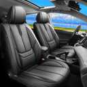 Fit RAV4 Car Seat Covers for Toyota RAV4 2013-2018 Full Set
LE,XLE,SE,Hybrid,Premium,Limited-Premium Waterproof&Breathable Leather,All-Weather Seat Cushion Protector, Black