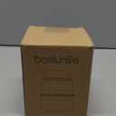 Bosilunlife Ceramic Foaming Soap Dispenser - 12Oz Matte Black Foam Hand Soap Dispenser Bathroom Countertop Kitchen Dish Soap Pump Dispenser Liquid Wash Dispenser for Bathroom