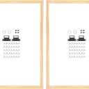 uxcell 2 Pcs DIY Canvas Stretcher Bars, 28 x 20 Inch Canvas Frame Wooden Frames Kit Sturdy Stretcher Frames for Oil Paintings Prints Posters