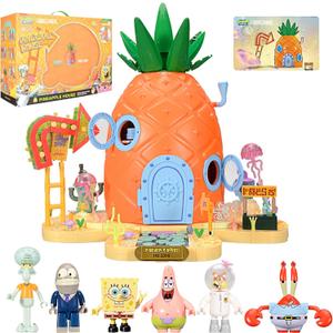 Toy Building Brick Blocks Toys Sets Display Box kit Action Figures Pineapple House Patrick Stone Star Home for Boys and Girls Kids Age 2-4, 3-5, 5-7, 8-12 Fans Gift (2313 pcs)