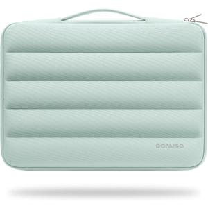 DOMISO Laptop Case Laptop Sleeve Cover for 16 inch MacBook Pro M4/M3/M2/M1 Pro/Max A3403 A3186 A2991 A2780 A2485 A2141,Compatible with 15.6 inch HP Lenovo Dell XPS 16 with Scalable Handle,Mint Green