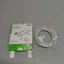 Belkin BoostCharge Braided Lightning Cable - 6.6ft/2M - MFi Certified Apple iPhone Charger USB to Lightning Cable 6ft - iPhone Cable - iPhone Charger Cable - Apple Charger - USB Phone Charger - White