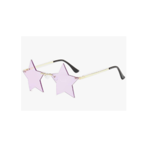 Rimless Star shape Sunglasses Personality Sun Glasses for women/men Party glasses personality pentagram eyewears