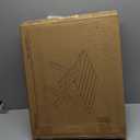 SERWALL Folding Outdoor Side Table, HDPE Adirondack End Table, No Assembly Required Small Table for Indoor and Outdoor Use, Brown