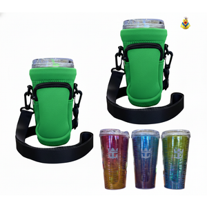 Kaizen Kreations Cruise Ship Essentials Cup Sling Cruise Essentials 2024. Caribbean Cruise Must Haves. Cruise Ship Essentials 2024, Caribbean Royal, Caribbean cruise essentials 2024 (2-Pack) (Blue)