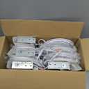 12 Pack Recessed Lighting 7 Inch with Junction Box, 5CCT 7 Inch LED Recessed Lights Dimmable 2700K/3000K/4000K/5000K/6000K, 16W 1300lm Ultra Thin Recessed Lighting - ETL and Energy Star Certified