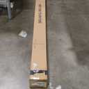 JEAREY 8x10 ft Rectangular LED Lighted Patio Umbrellas Outdoor Solar Table Market Umbrella w/Crank, 8 Sturdy Ribs, UV Protection Waterproof Sunproof(Teal Blue)