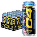 C4 Ultimate Energy Drink with Zero Sugar, Frozen Bombsicle, 12pk (EXP 12/31/27)