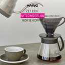 Hario V60 Glass Range Coffee Server, 600ml, Black