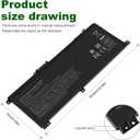 SA04XL Laptop Battery Compatible with HP Envy X360 15-DR 15-DR0010TX 15t-dr100 17t-cg100 17-cg100 Series Notebook L43248-541 L43248-AC1 L43248-AC2 L43267-005 SAO4XL HSTNN-OB1F HSTNN-OB1G HSTNN-UB7U