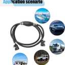5/16" (8mm) ID Boat Motor Fuel Line Hose, Universal 6FT Marine Fuel Line Assembly Kit with Primer Bulb Connector Fit for RVs Boats Tractors Caravans Outboard Fuel Line