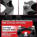 PROEZE 2" FRONT Leveling Lift Kit for 1995-2004 TACOMA 4 RUNNER,2 inch Forged Front Strut Spacers Leveling Kits