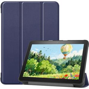 Case for 10inch Tablet 2023,Slim PU Shell Cover Case with Auto-Wake/Sleep. Not for TCL ipad 10inch Tablet. (Navy Blue)