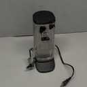 POHL SCHMITT Electric Can Opener, Knife Sharpener & Bottle Opener, Easy Push Down Lever, Works with Standard And Pop-Top Cans, Durable Stainless Steel & ABS Kitchen Accessory, Stainless Steel