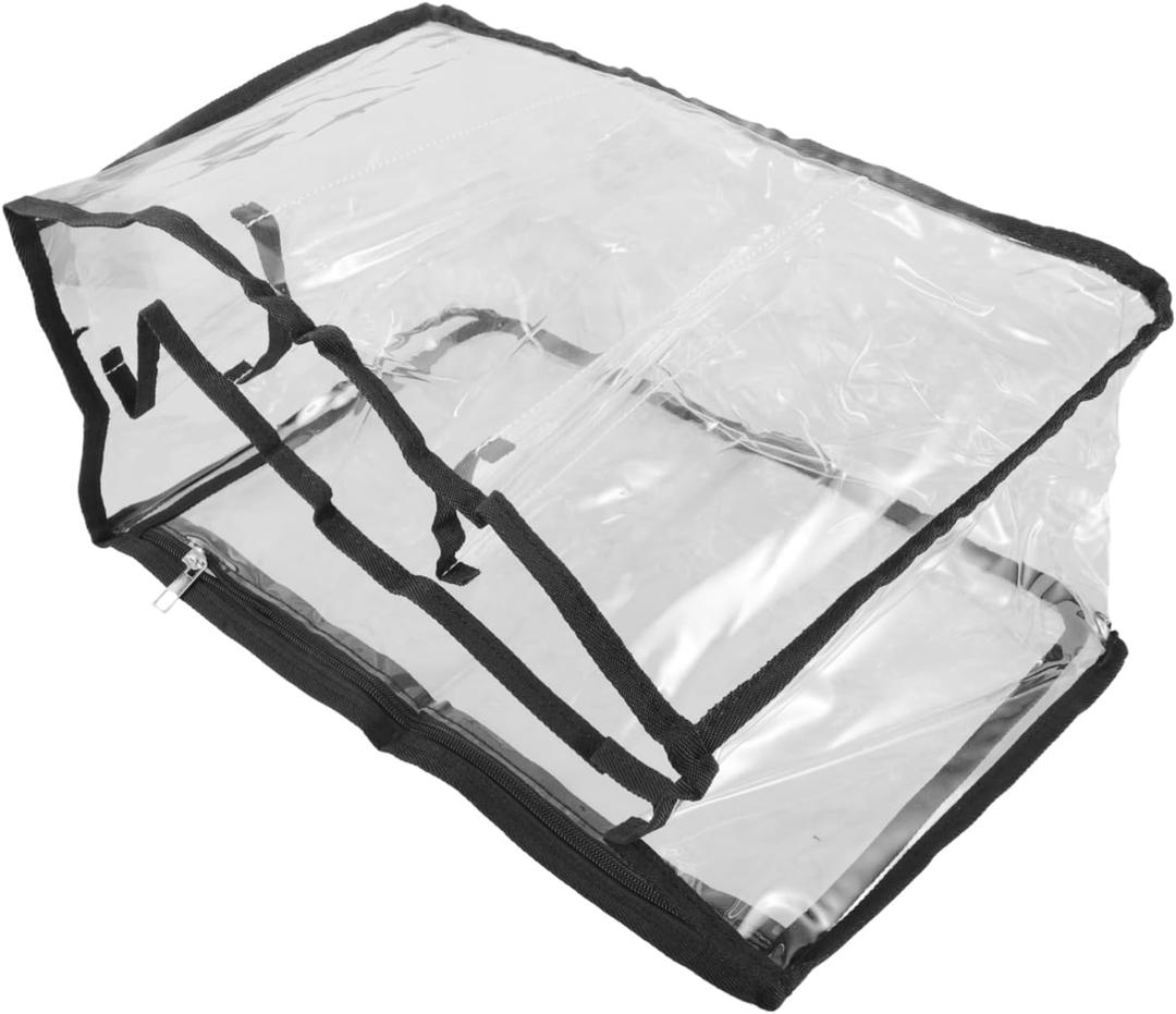 Transparent Beach Bag Reusable Tote for Organizing Essentials Lightweight Carrying Bag for Beach Trips Travel and Outdoor Use