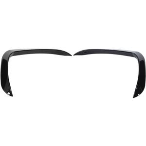 Front Bumper Side Spoiler Lip for X5 F15 2014-2018, 1 Pair Splitter Side Body Trim Kit Replacement, Lamp Splitter Air Vent Trim, Front Bumper Cover