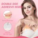 Boomba Invisible Lift Inserts Double-Sided Sticky Bra Ultra Push Up Bra Inserts Suitable for Different Occasions, M Beige