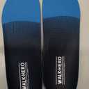 Plantar Fasciitis Insoles for Men Women - Orthotics Inserts, Shoe Insoles Arch Support Flat Feet Inserts Work Boot Insole (Mens 10-10 1/2 | Womens 12-12 1/2) (Blue)