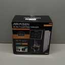 AIRMSEN Grind & Brew Coffee Maker with Grinder - Single Serve Machine Compatible with K-Cup Pods & Ground, 1000W Fast 6-14oz Brewer, Descaling Alert, Touchscreen & 50oz Removable Tank (Large)