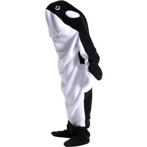 Wearable Whale Blanket Onesie for Adult Costume, Super Soft Comfortable Whale Hoodie, Size 1