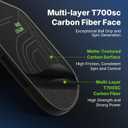 Pickleball Paddles, T700SC Carbon Fiber Pickleball Paddles
16mm EPP Foam Core‌,Multi-Layer T700SC,Lightweight,Strong Spin Control Power,USAPA Approved,Pickleball Paddle Manufacturer