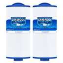 Cryspool® 05033 Filter Compatible with Tuff Spa Filter, Del Sol Spas, Sundance Spas 6540-723, 5CH-402, FC-2811, South Pacific Spas, 40 Sq. Ft Spa Filter Cartridge, 2 Pack