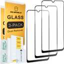 2 x Mr.Shield [3-PACK] Designed For Samsung Galaxy A50 [Japan Tempered Glass] [9H Hardness] [Full Screen Glue Cover] Screen Protector with Lifetime Replacement