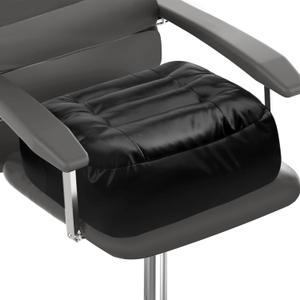 Leather Seat Cushion Extra-Thick Booster Seat with Breathable Bottom Layer Perfect for Office Chair or Car Seat Provides Support for Elderly or Those with Limited Mobility