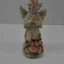 Garden Decor Angel Statue, Outdoor Patio Garden Sculptures & Statues, Solar Yard Decorations Lawn Ornaments Figurines for Outside