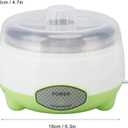 Compact Yogurt Maker Machine Stainless Steel Container for Homemade DIY Yogurt Green Stainless Steel Yogurt Maker Machine DIY Yogurt Maker Machine Compact Yogurt Maker Machine