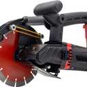 8'' Electric Concrete Saw 4800W Wall Chaser Concrete Cutter for Brick, Concrete Wall, Granite, Marble, Tile with 8" Saw Blade, Water Pump, Water Hose