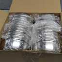 Eccliy 20 Pack Stainless Steel Bowls Set, 17 oz Double Walled Insulated Metal Bowl Bulk for Rice Soup Ice Cream Snacks Salad Cereal Sauces Serving, Easy to Clean, Stackable, 5.1 x 2.6 Inch