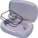 Doohoeek Updated Charging Case Compatible with Oura Ring 4 & 3 Charger, Wireless Power Station Fits Official Chargers & Fit All-Sized Rings Gen 4 & 3 1000mAh (Official Charger NOT Included), Purple