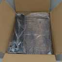 NiHome Minimalist Height Adjustable End Table, 360 Rotatable Sofa Armrest Side Tray Table, Adjustable Legs Space-Saving Couch Bedside Bathtub TV Tray C-Shaped End Table Snack Table for Eating (Gray)