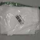 Barossa Design Fabric Snap-in Shower Curtain Liner Replacement, Removable & Washable, Hotel Style, 70x54, White